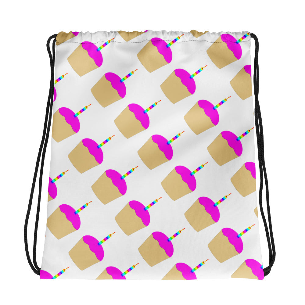 Cupcake Drawstring Bag